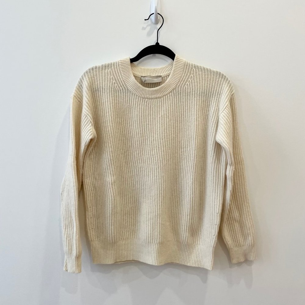 Everlane Cream Cashmere Sweater